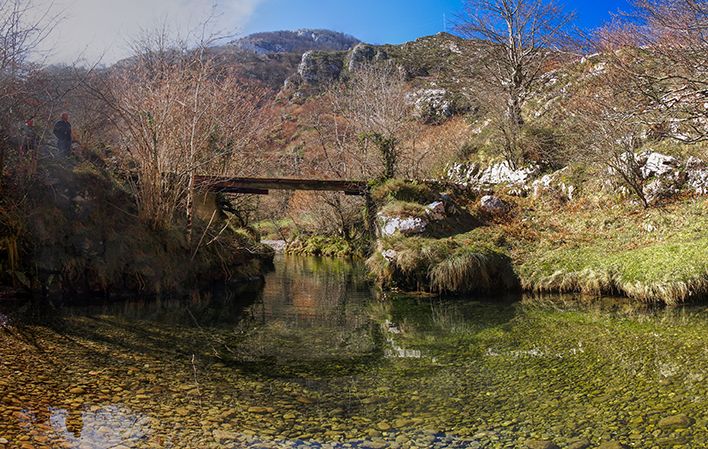 Río Dobra a su paso por Ceremal en el Valle de Angón, Amieva