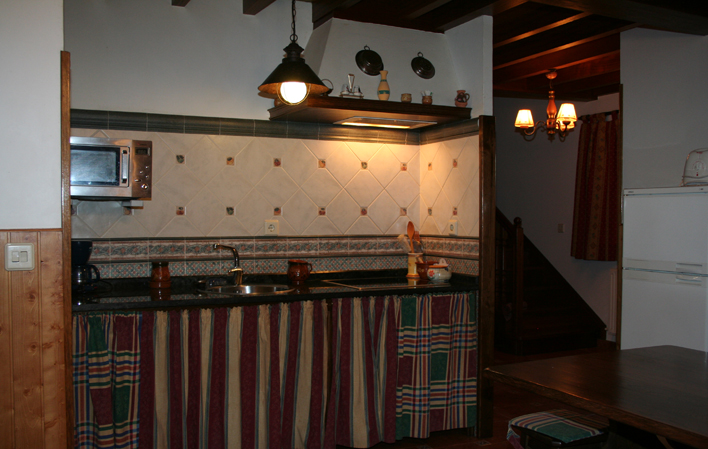 Casa de Aldea Casa del Ferreirón cocina