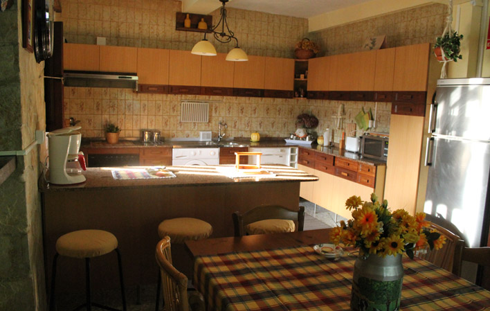 Casa de Aldea La Ermita de Prin cocina