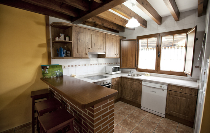 Casa de Aldea Los Cantores II cocina