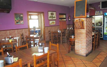 Interior de la Sidrería Mejuto
