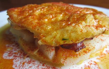 Merluza rellena de pulpo