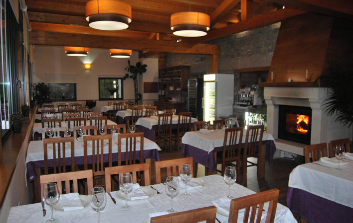 Comedor del restaurante La Casona de Rey