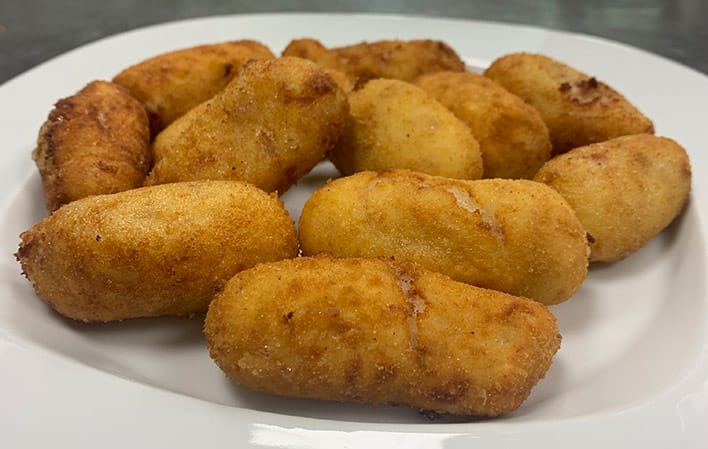 Hotel Restaurante Sotres croquetas