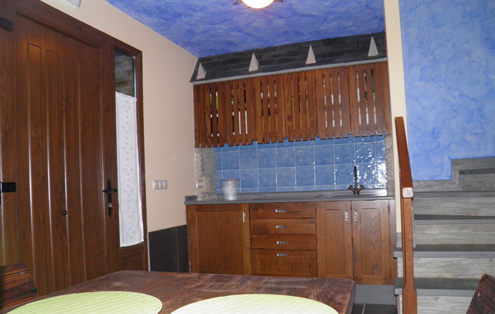 Apartamento rural Lagunas cocina