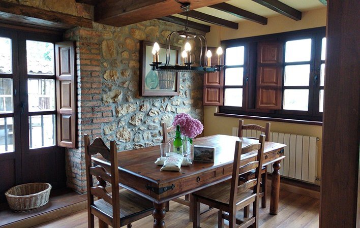 Apartamento rural La Casona de Soviña comedor