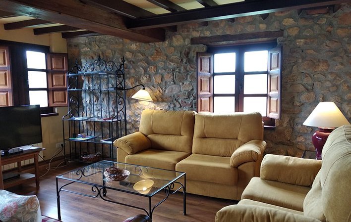 Apartamento rural La Casona de Sovina salón