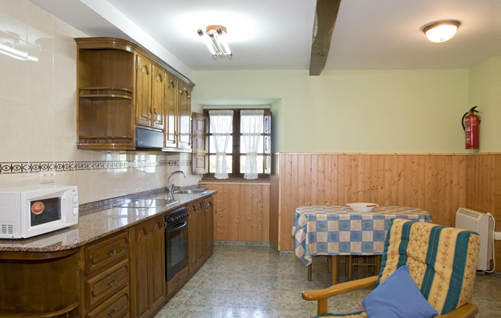 Apartamento rural Anuxo cocina