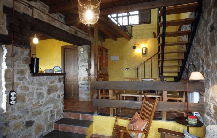 Apartamento rural La Xamoca salón