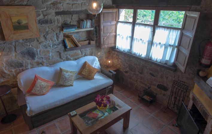 Apartamento rural La Xamoca salón