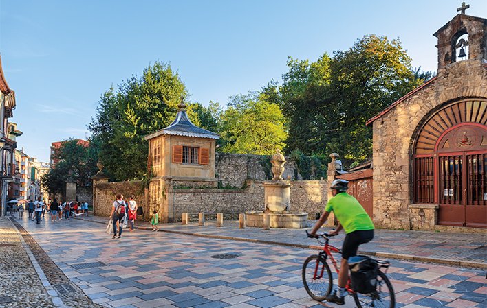 Calle Rivero dónde está ubicado el albergue