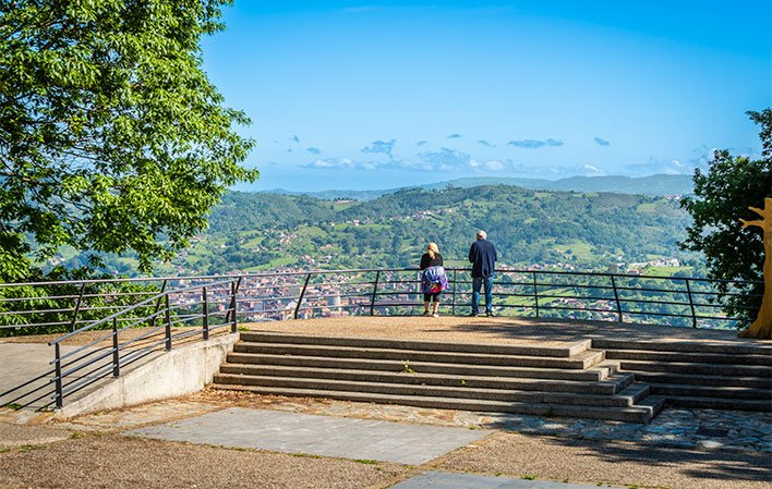Mirador Santuario Virgen del Carbayu, Langreo