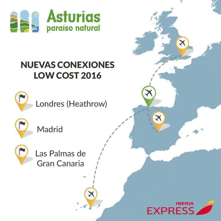 Imagen El Gobierno de Asturias alcanza un acuerdo con el Grupo Iberia para aumentar las conexiones aéreas con Madrid y Londres